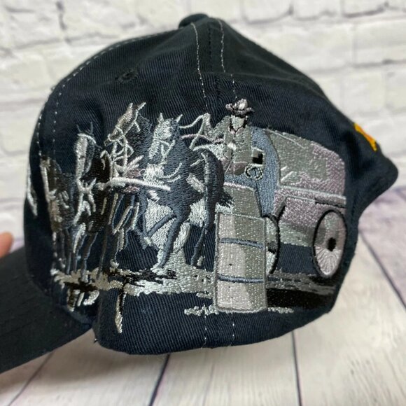 Hat Cap Strap Back Black Team CALNASH Ponoka Stampede 2012 Cap Embroidered Horse - Picture 6 of 8